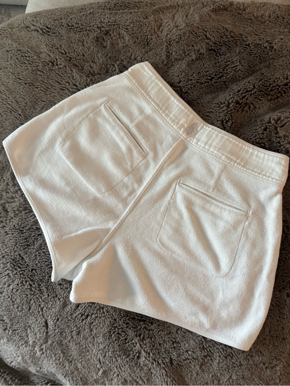 Free People White Timko Shorts - Picture 5 of 8